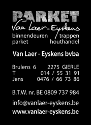 Van Laer Eyskens reclame zw-w
